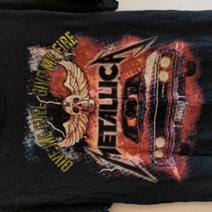Metallica "Give Me Fuel Give Me Fire" Printed T-shirt